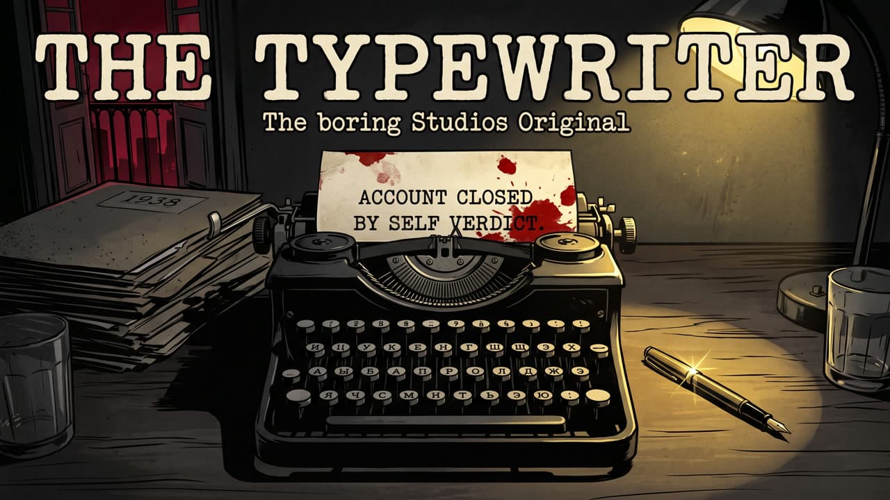 The Typewriter — animated short film key art
